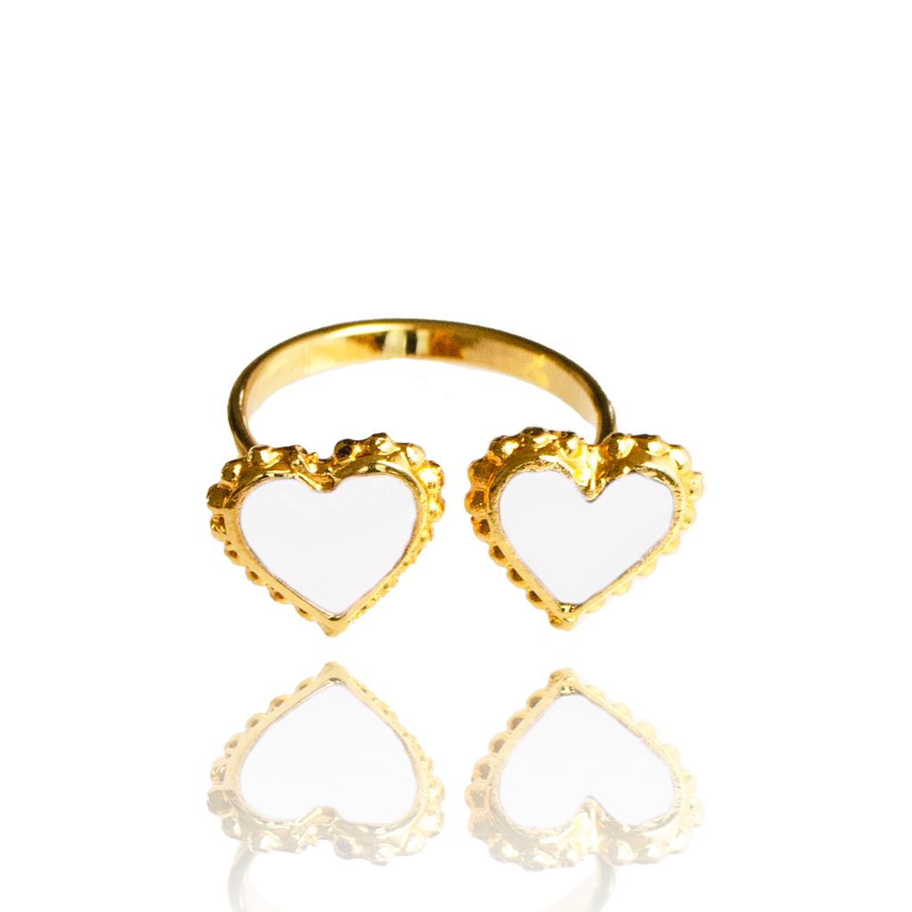Anillo Corazones de Colores