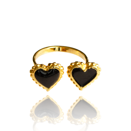 Anillo Corazones de Colores